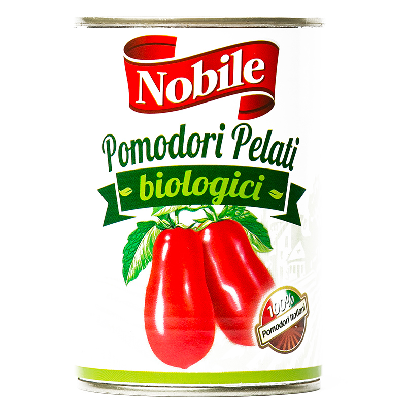 Organic whole peeled tomatoes