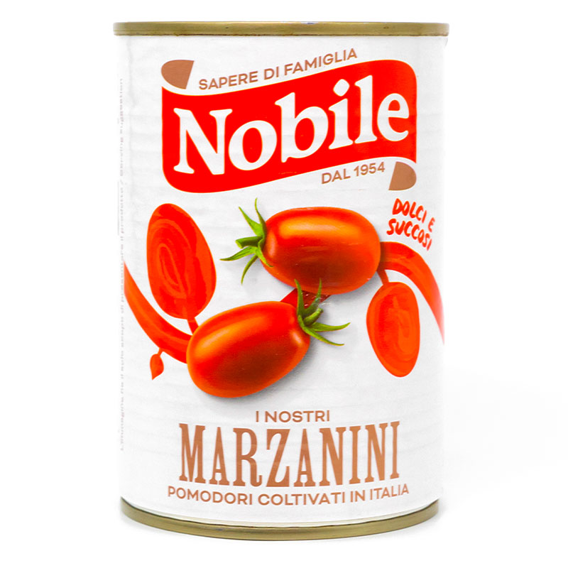 “Marzanino” peeled tomatoes 400g